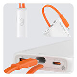 Baseus 10000 mAh Hızlı Şarj Powerbank Beyaz 