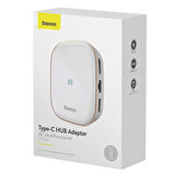 Baseus 6in1 USB Type C Çok Fonksiyonlu HUB, B 3.0,RJ45,HDMI,SD,micro SD)  60W