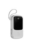 Baseus Qpow Lightning Kablolu Beyaz 10000 mAh Powerbank Teşhir