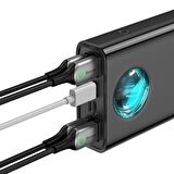 Baseus Amblight 30000 mAh Hızlı Şarj Powerbank Siyah 