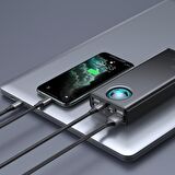 Baseus Amblight 30000 mAh Hızlı Şarj Powerbank Siyah 
