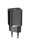Baseus CCSUP-B01 Type-C 20 Watt Hızlı Şarj Aleti Siyah
