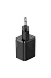 Baseus Super Si QC 20W USB-C Hızlı Şarj Cihazı Siyah