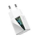 Baseus Super Si Type-C 20 Watt Hızlı Şarj Aleti Beyaz