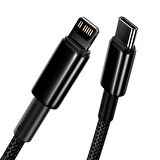 Baseus Tungsten Gold Type-C to iP PD 20W 1 Metre Fast Charging Data Cable 