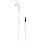 Baseus NGH09-02 Encok Tek Taraflı Kablolu Kulaklık H09 Beyaz