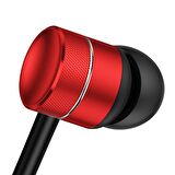 Baseus H04 Encok Kablolu Kulakiçi Kulaklık Kırmızı