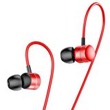 Baseus H04 Encok Kablolu Kulakiçi Kulaklık Kırmızı