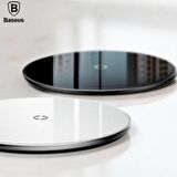 Baseus Simple 10W Kablosuz Şarj Aleti İphone Samsung Huawei Xiaomi Uyumlu Kablosuz Şarj Aleti