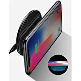 Baseus Simple 10W Kablosuz Şarj Aleti İphone Samsung Huawei Xiaomi Uyumlu Kablosuz Şarj Aleti