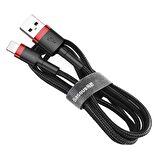 Baseus Cafule 1.5 A Lightning 2 Metre Şarj Kablosu CALKLF-C19 Siyah