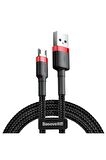 Baseus Cafule 2.4A Micro USB 50cm Şarj Kablosu Siyah