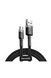 Baseus Cafule 2.4A Micro USB 1 Metre Şarj Kablosu Gri