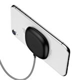 Baseus Suction Cup Kablosuz Şarj Cihazı Siyah