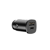 Baseus Square Metal 30W Hızlı Araç Şarj Cihazı Siyah