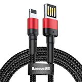Baseus Cafule 2.4 A Lightning 1 Metre Şarj Kablosu Siyah