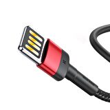Baseus Cafule 1.5 A Lightning 2 Metre Şarj Kablosu Siyah