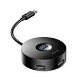 Baseus Round Box Type-C Hub Siyah