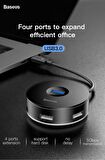 Baseus 4'lü USB Port Çoklayıcı Adaptör, USB 3.0 1X, USB 2.0 3X, Micro USB 1X