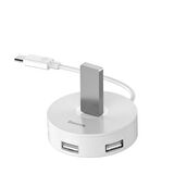 Baseus Round Box Type-C Hub Beyaz