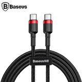 Baseus Cafule 3A Type-C 1 Metre Şarj Kablosu Siyah