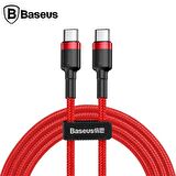 Baseus Cafule 3A Type-C 1 Metre Şarj Kablosu Siyah