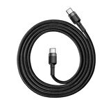 Baseus Cafule TypeC Pd2.0 60W Qc3.0 Data Şarj Kablo 2mt CATKLF-HG1