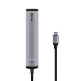 Baseus Mechanical Eye 6İn1 Smart Hub Docking Station (Type-C To PD Of HDMIUSB3.03RJ45 Ethernet Port) Gri CAHUB-J0G