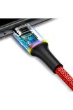 Baseus Halo 1.5A Lightning 2 Metre Şarj Kablosu Kırmızı