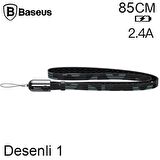 Baseus Çok fonksiyonlu İPhone 7-8,XS,XR 85CM Power bank Şarj Kablosu