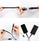 Baseus Çok fonksiyonlu İPhone 7-8,XS,XR 85CM Power bank Şarj Kablosu