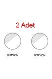 80x80 Anti Sis Yağmur Geçirmez Hidrofobik Dikiz Aynası Film 2 Adet