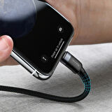 Baseus Cafule Series Type-C To İPhone PD18W Hızlı Şarj Kablosu 1 Metre (Siyah)