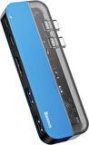 Baseus Transparent Dual, Çok Fonksiyonlu Bilgisayar/Telefon Hub
