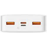 Baseus Bipow 20000 Mah 20W Hızlı Şarj Powerbank Taşınabilir Hızlı Beyaz