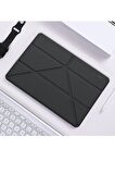 Apple iPad Pro 11 2021 (3.Nesil) Uyumlu Kalemlikli Premium Standlı Katlanabilir Uyku Modu Özellikli Tablet Kılıfı