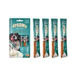 M-Pets Köpek Ödülü Creamy Somon Balıklı Biftekli 4 x 15 Gr
