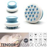 M-PETS Tender Diken Uçlu Masaj Fırçası Mavi
