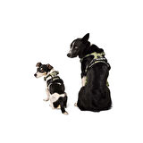 M-Pets Hıkıng Reflektörlü Kamuflaj Desenli Soft Köpek Göğüs Tasması L