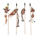 M-Pets Charmy Catnipli Olta Kedi Oyuncağı Kahverengi 17x6x3cm 