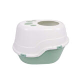 M-Pets Eco Tanta Üstten Girişli Kedi Tuvaleti 63x49x42 Cm Yeşil