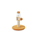 M-Pets My First Ponponlu Kedi Tırmalama Tahtası Turuncu 24x24x30 Cm 