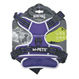 M-Pets Hıkıng Reflektörlü Soft Köpek Göğüs Tasması Mor M