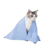 60106117 M-PETS BATHTIME KEDİ ve KÖPEKLER İÇİN HIZLI KURUYAN HAVLU BLUE 