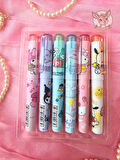 Kuromi Kalın Fosforlu Kalem Seti (6 lı Set)