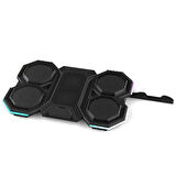 iDock F12 2600RPM Yüksek Devirli Fan Gaming Laptop Soğutucu Stand