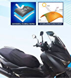 Xmax Joymax Forza Xl Büyük Model Scooter Unversal Motosiklet Siyah Sele Kılıfı Motor Koltuk Brandası