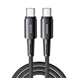Essager Premıum 2Mt PD3.1 240W Type-C to Type-C Şarj Kablosu E-Marker Çipli Akım Korumalı Data Kablo