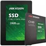 Hikvision C100 2.5 İnç 1.92 GB Sata 3.0 420 MB/s 530 MB/s SSD 