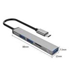 Orico Type-C to 3 Portlu USB 3.0 Çoklayıcı TF Micro SD Kart Okuyucu Hub